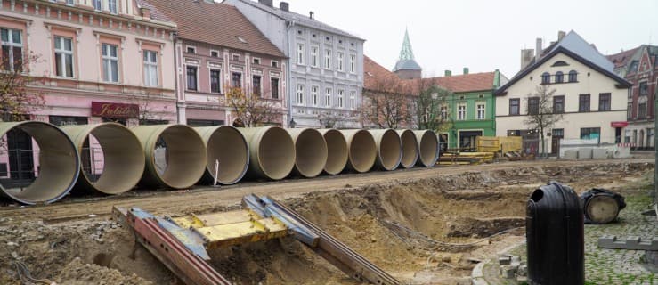 Jarocin jakiego nie znacie. Jak wygląda rozkopane centrum miasta? [ZDJĘCIA]