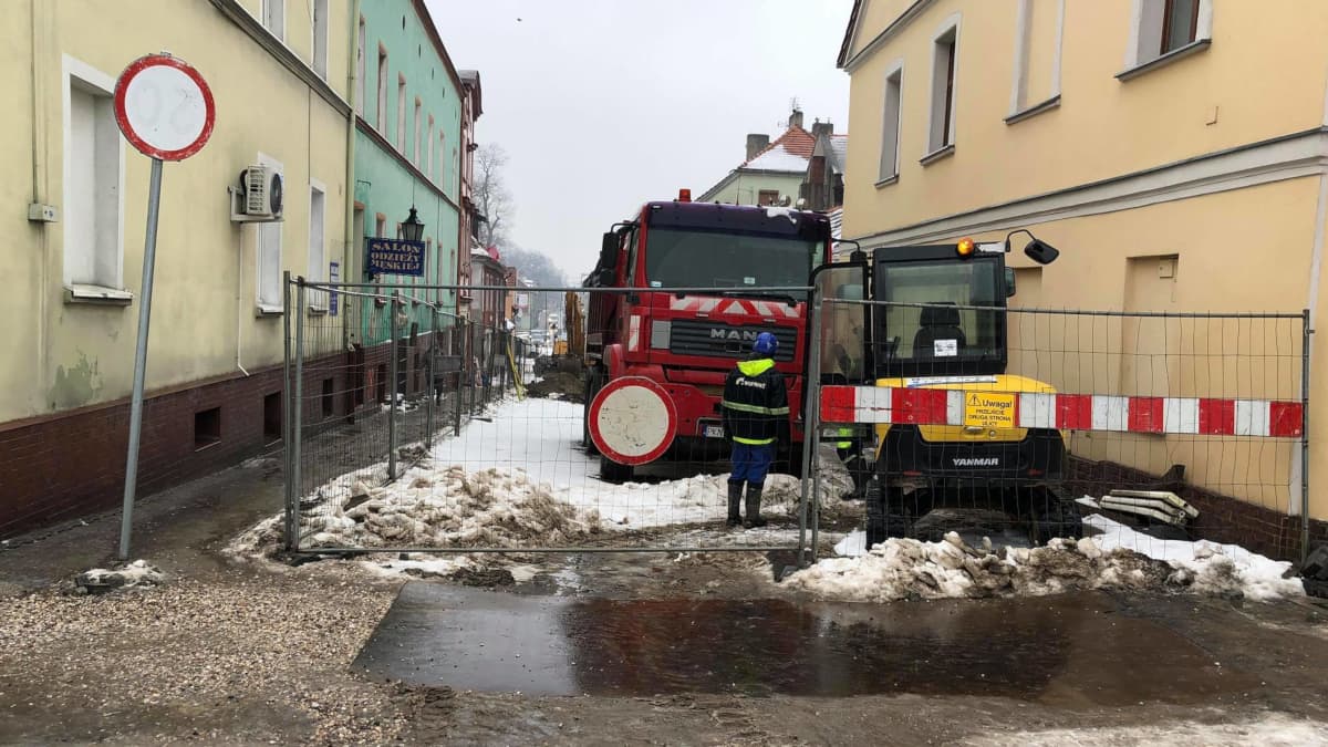 Jarocin. Utrudnienia w centrum miasta - mieszkańcy zaniepokojeni