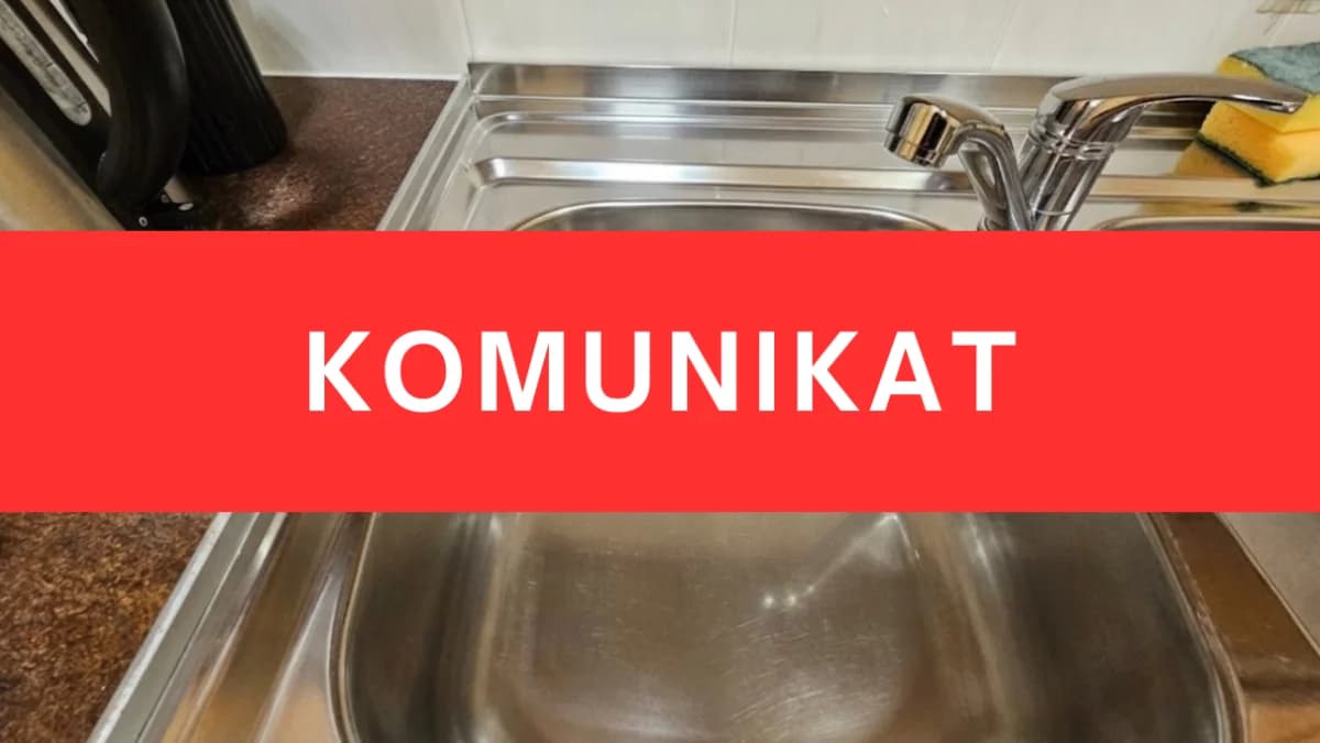 Ważny komunikat dotyczący jakości wody. Sanepid ma konkretne zalecenia dla mieszkańców