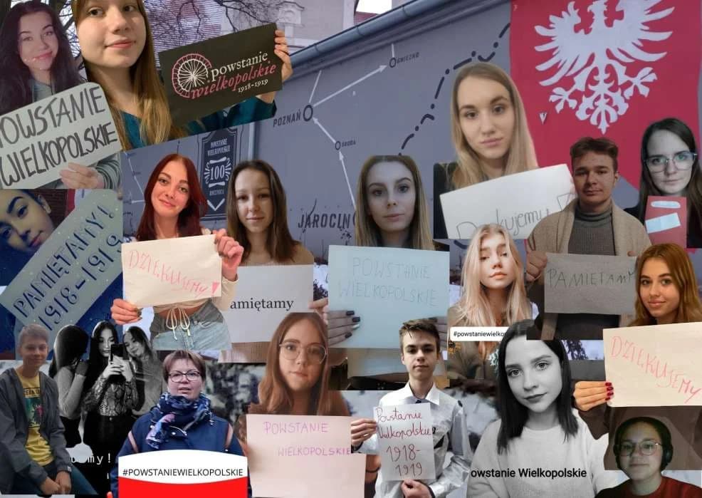 Zespół Szkół Ponadpodstawowych w Jarocinie świętował rocznicę Powstania Wielkopolskiego [ZDJĘCIA]