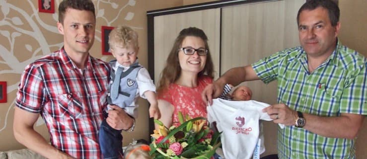 Pierwsze body od burmistrza Jarocina dla małego Adama z Witaszyc