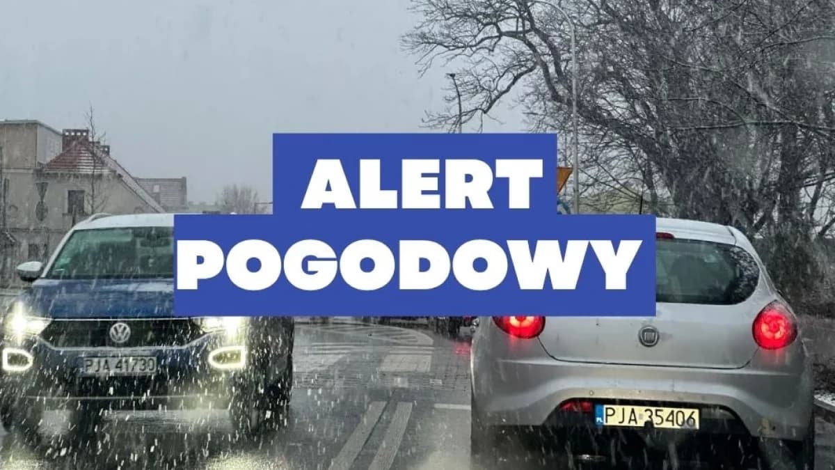 UWAGA! ALERT pogodowy. Trudna noc i poranek. Będzie ślisko
