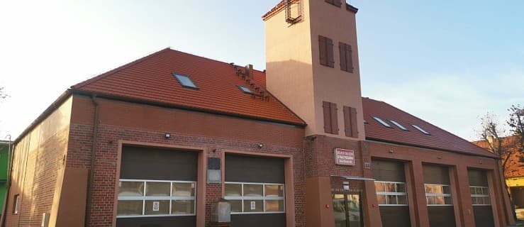 Remiza w Nowym Mieście po odbiorze technicznym
