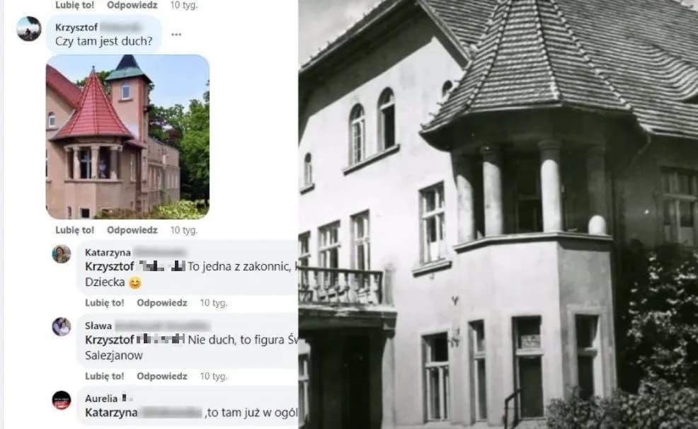 Internauci na zdjęciu z domu w Dobieszczyźnie zobaczyli ducha. Czy to możliwe?