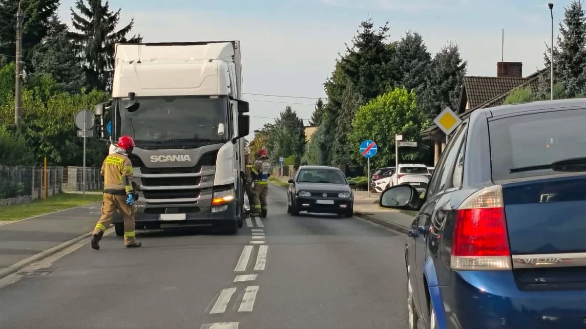 Zaczął ulatniać się dym. Interweniowała straż pożarna