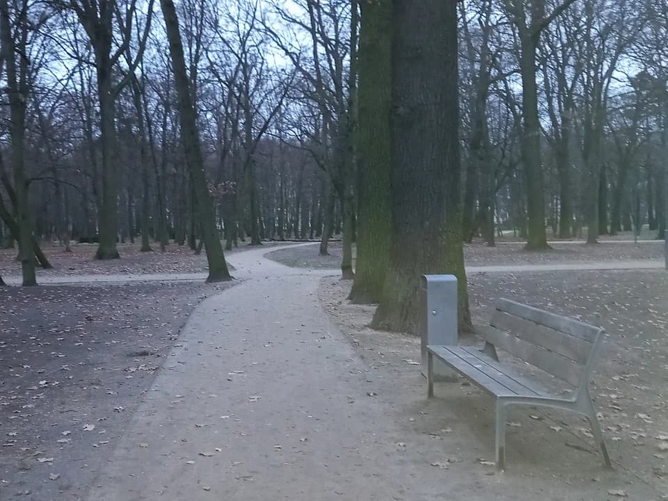 Mężczyzna jeździ rowerem po parku w Jarocinie. Kobiety: Chowa się w ciemnych miejscach