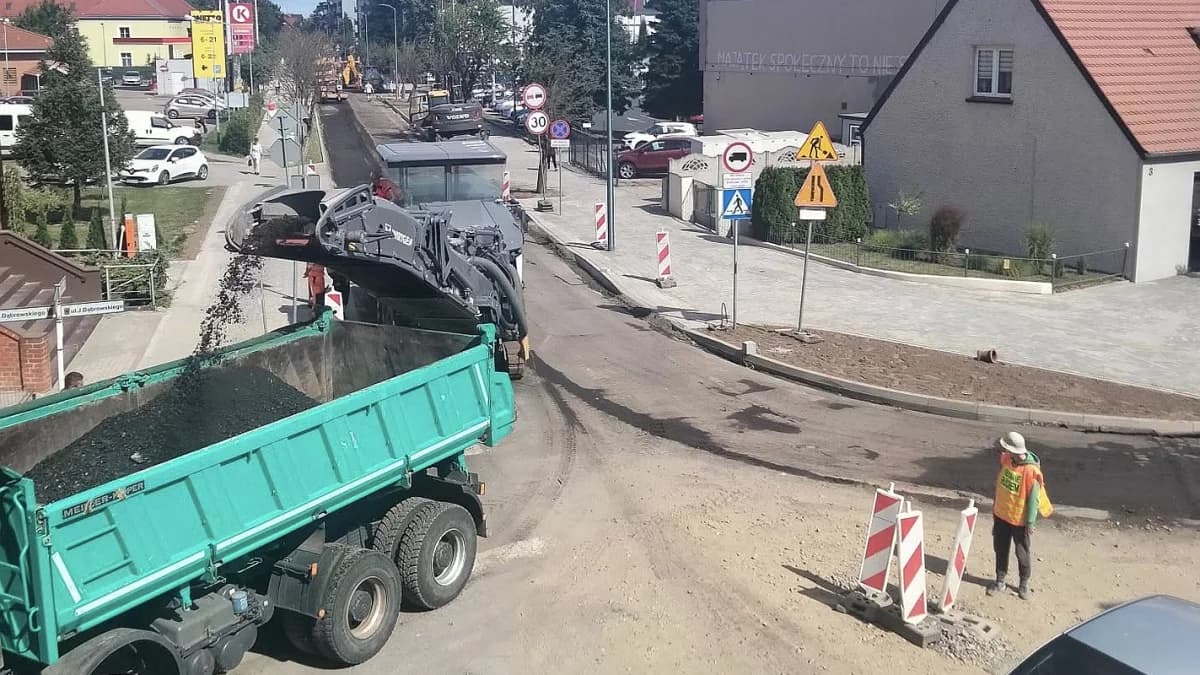 Remont w centrum Jarocina wchodzi w końcową fazę. Będą zamknięte ulice [ZMIANY na MAPIE]