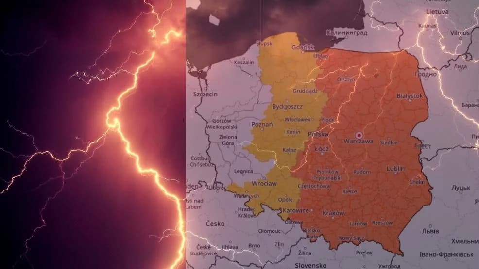 Załamanie pogody. Gwałtowne burze i grad [OSTRZEŻENIE]