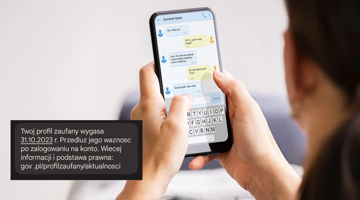 Dostałeś SMS z informacją, że twój profil zaufany wygasa? To nie oszustwo!