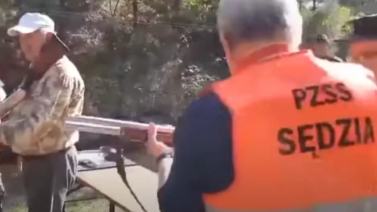 Lufa broni nigdy nie może być wymierzona w człowieka. A jednak to zrobił!  [WIDEO]